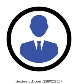 Account Profile Icon, Vector Graphics