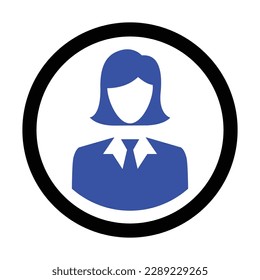 Icono de perfil de cuenta, gráficos vectores