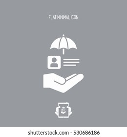 Account protected - Minimal vector icon