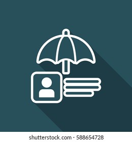 Account protected - Minimal vector icon