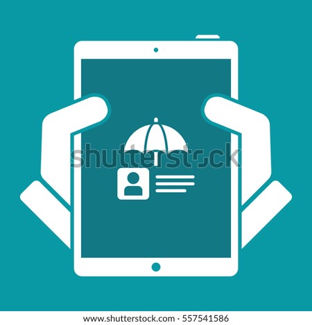 Account protected - Minimal vector icon