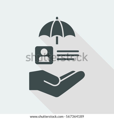 Account protected - Minimal vector icon