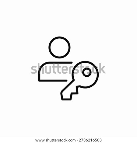 account safety icon sign vector