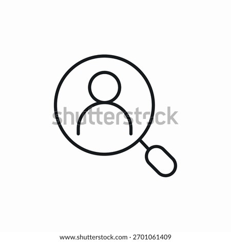 account search icon sign vector