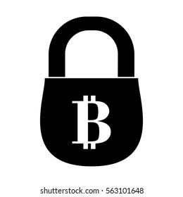 account security letter B as emblem bank related icons image vector illustration design 