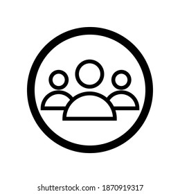 account settings icon, account vector, for web campaigns, applications, media and more. eps 10