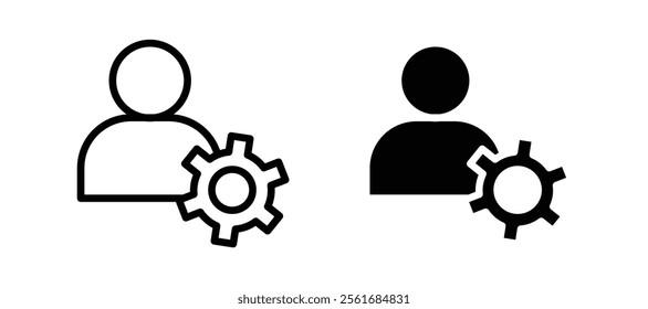 Account settings icons for web ui designs
