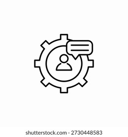 account settings modification icon sign vector