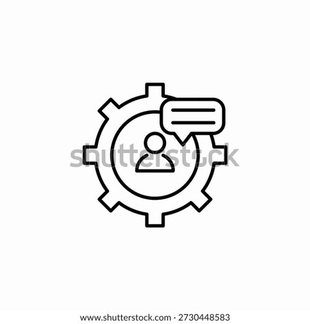 account settings modification icon sign vector