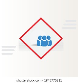 account users icon isolated 
white background