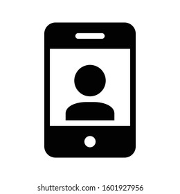 account vector glyph flat icon 