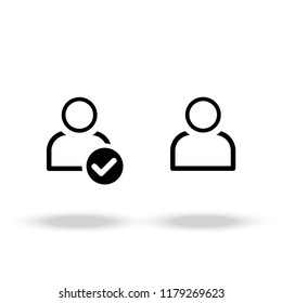 Account vector icon.