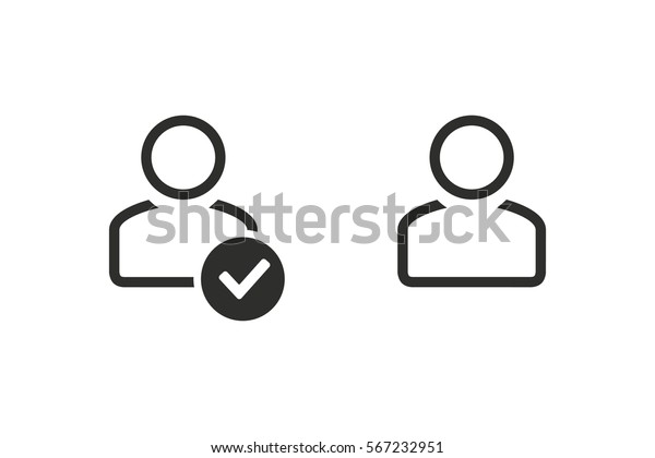 Account vector icon. Black\
illustration isolated on white background for graphic and web\
design.