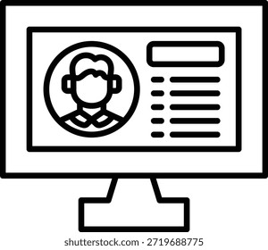 Icono de Vector de Cuenta. Se puede utilizar para aplicaciones de impresión, móviles y de Web.