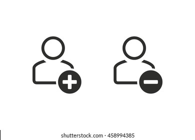 Account vector icon. Illustration isolated on white background for graphic and web design.