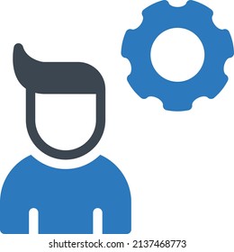 ilustración de vector de cuenta en un fondo transparente. Símbolos de calidad premium. Icono vector glifos para concepto y diseño gráfico.