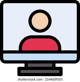 account Vector illustration on a transparent background. Premium quality symbols. Stroke vector icon for concept and graphic design.