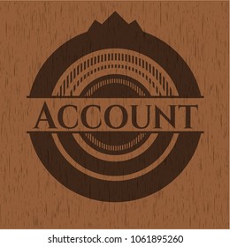 Account wooden signboards