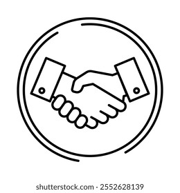 Rechenschaftspflicht - Handshake, der Verantwortung und Vertrauen widerspiegelt