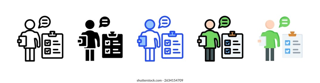 Accountability Icon Collection With Multiple Styles
