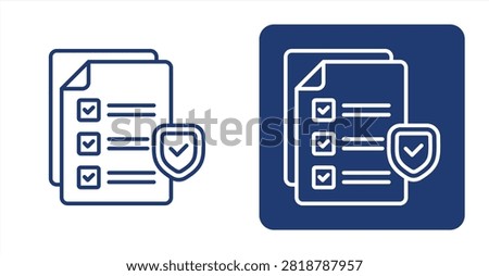 Accountability icon, with contrast background.