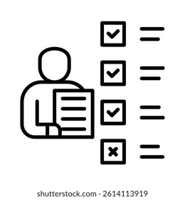 Accountability Icon Element for Design