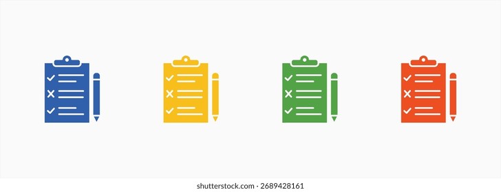 Conjunto de iconos de responsabilidad Color Colección de estilo múltiple