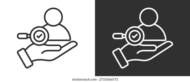 Accountability Icon Set Vector Collection Isolated In Black And White