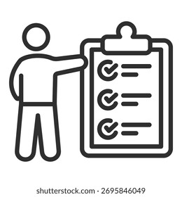 Accountability Icon Single Vector Collection