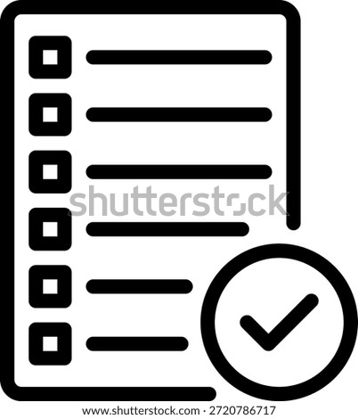 accountability line icon illustration vector