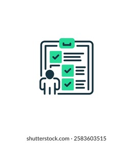 Accountability line icon. Universal creative premium symbol. Vector sign icon logo template. Vector illustration