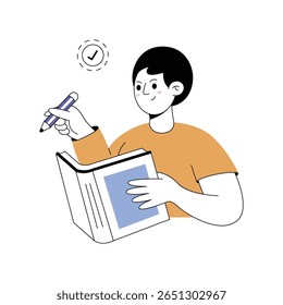 Accountability Modern illustrations. Eps 10 file on transparent background