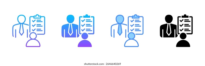 Accountability Multi Style Icon Set