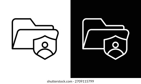 Versión de dos tonos de la responsabilidad en el fondo blanco y negro