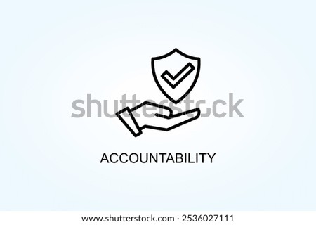 Accountability Vector Or Logo Sign Symbol Illustration