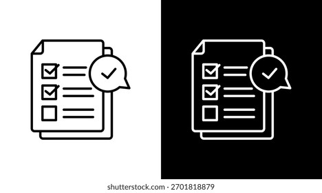 Diseño de conjunto de iconos blancos de rendición de cuentas