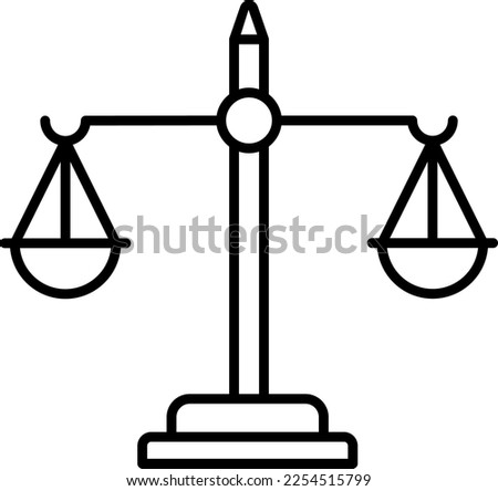 Accountancy, finance, jurisprudence vector icon on transparent background. Outline Accountancy, finance, jurisprudence vector icon