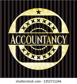 Accountancy shiny emblem