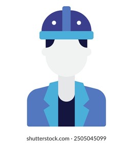 Accountant avatar job icon illustration