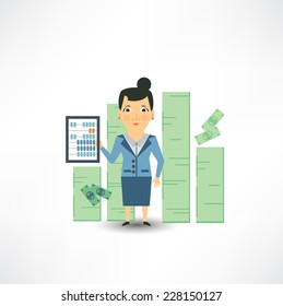 accountant counting money 