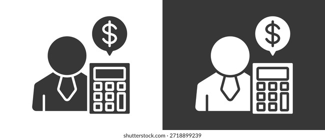 Conjunto De Iconos De Contador Colección De Vector Aislado En Blanco Y Negro