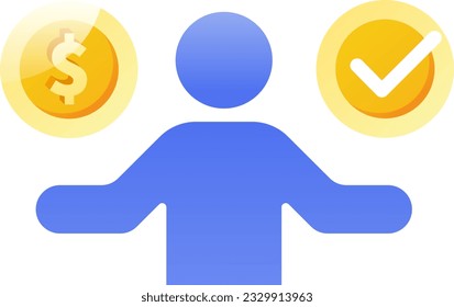 accountant icons modern gradient style