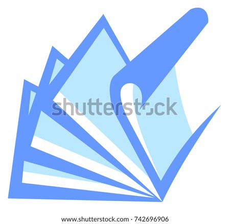 Accountant, symbol, logo.