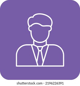 Accountant vector icon. Can be used for printing, mobile and web applications.