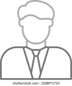 Accountant vector icon. Can be used for printing, mobile and web applications.