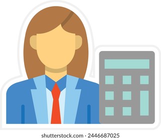 Icono de Vector contable. Se puede utilizar para la impresión, aplicaciones móviles y de Web.