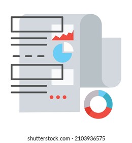 Accounting audit Isolated Vector icon which can easily modify or edit

