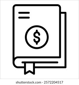 Accounting Book Icon Element For Design