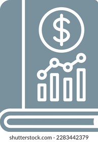 Accounting Book vector icon. Can be used for printing, mobile and web applications.