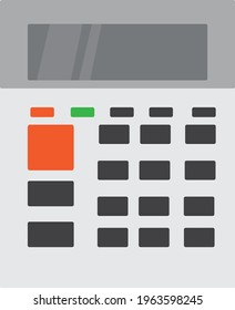 accounting calculator icon is gray